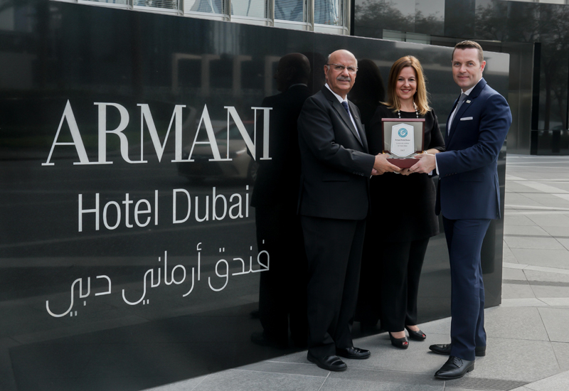 Farnek facilitates first Green Globe for Armani Hotel Dubai