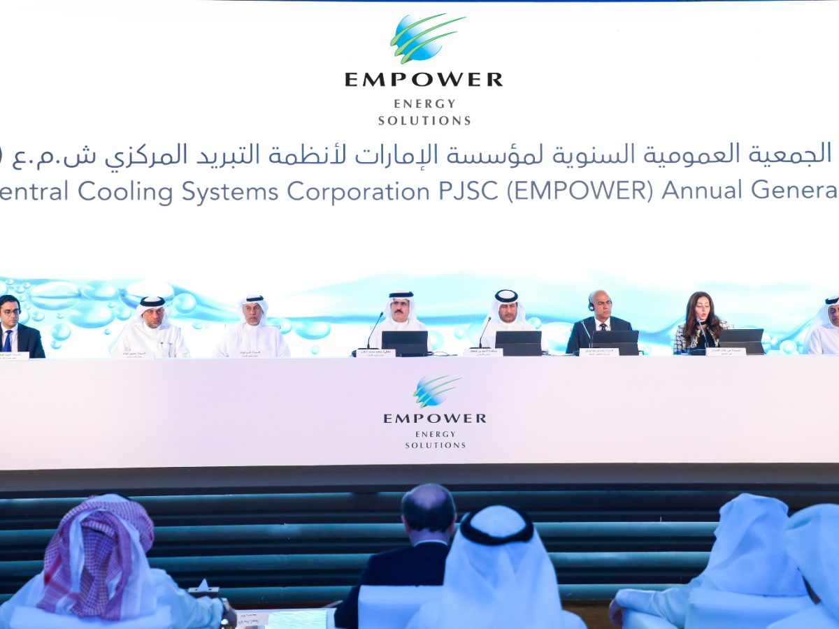 District Cooling Firm Empower Approves Distributing Aed M Dividends To Shareholders